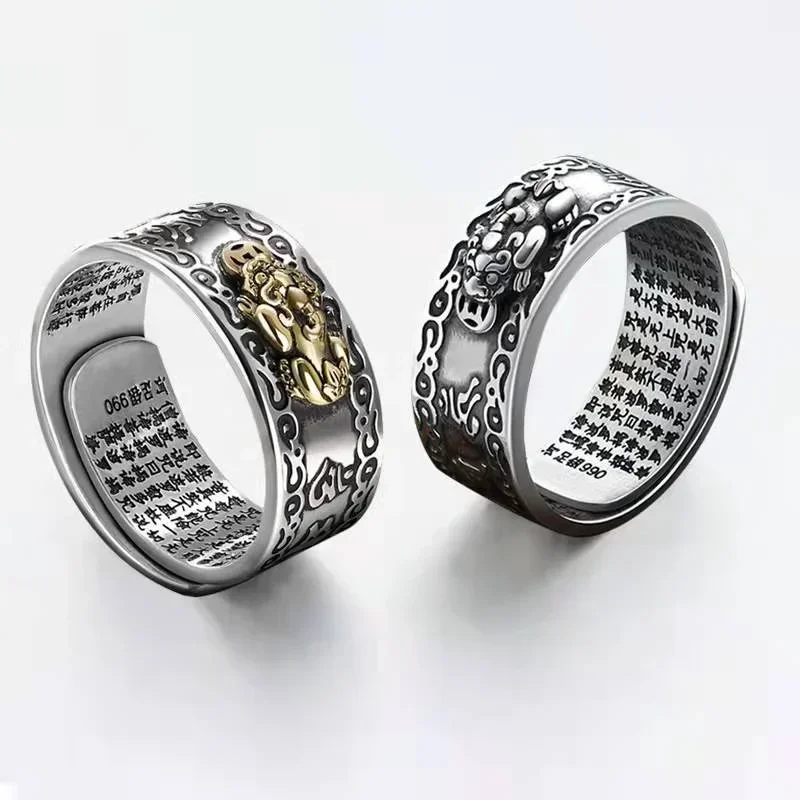 Vintage Fashion Meaning - Anel Vintage Masculino de Feng Shui