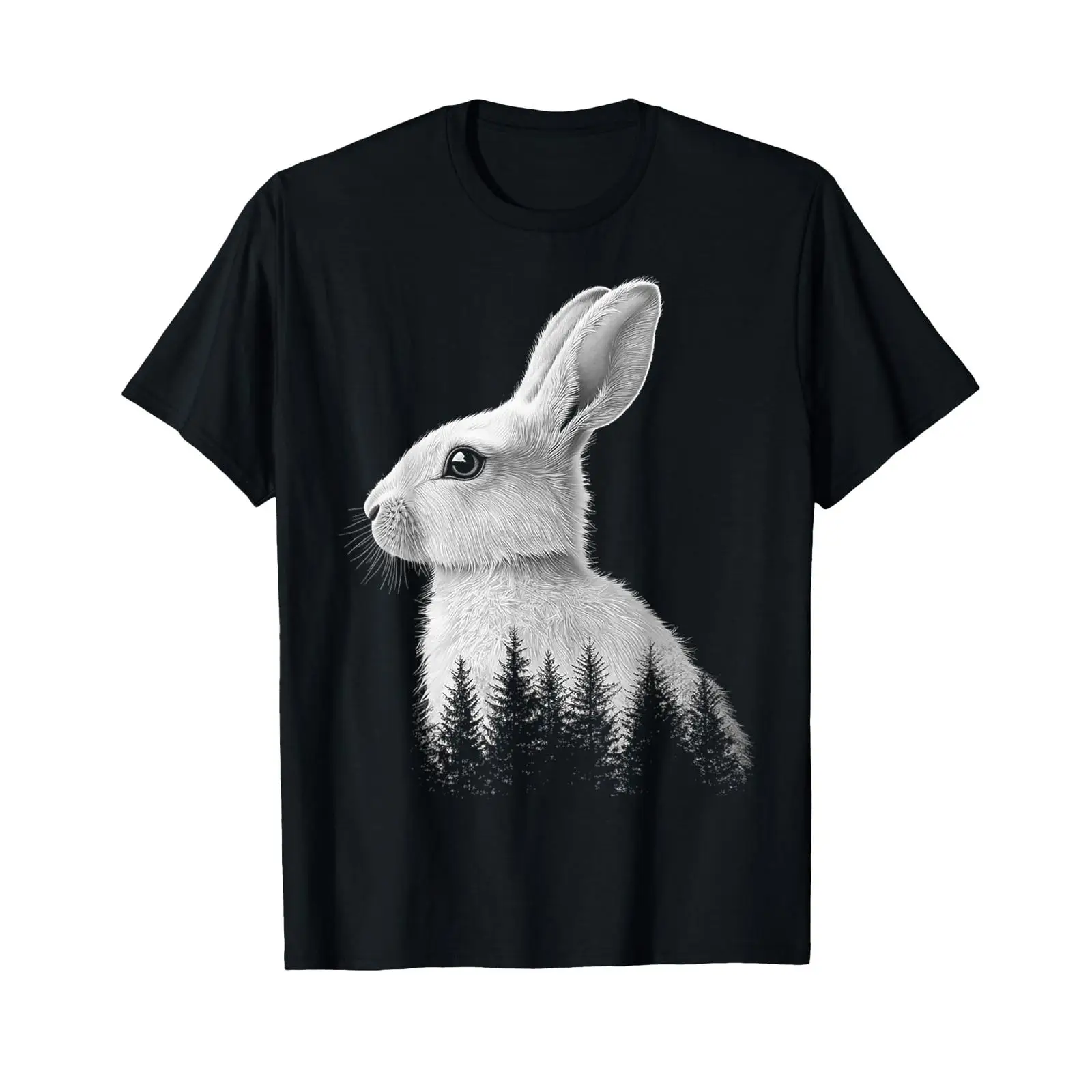 Vintage Fashion Drawings - Camiseta com Ilustração de Coelho para