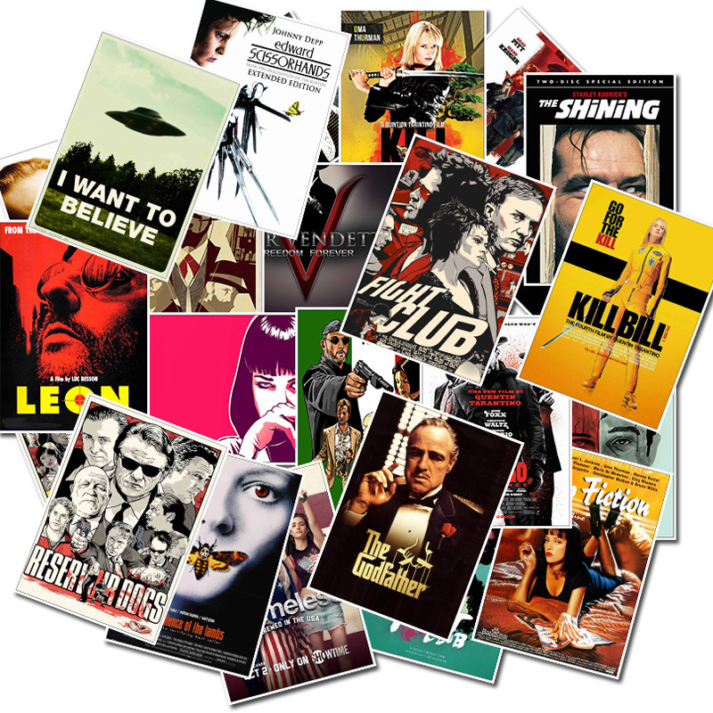 Vintage Fashion Magazines - Cartazes de filmes clássicos Adesivos, Pulp