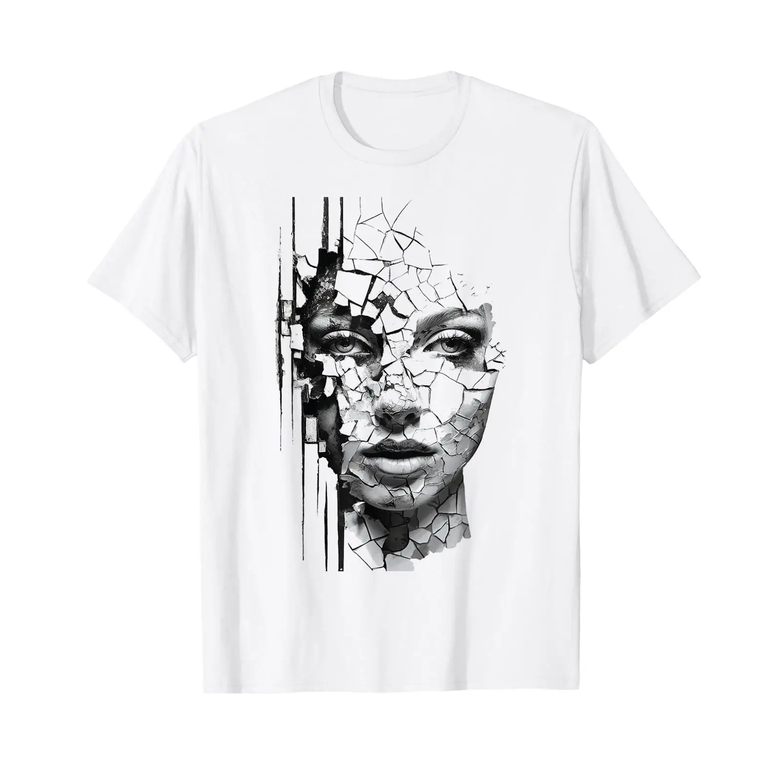 Vintage Fashion Drawings - Camiseta feminina com estampa de desenho