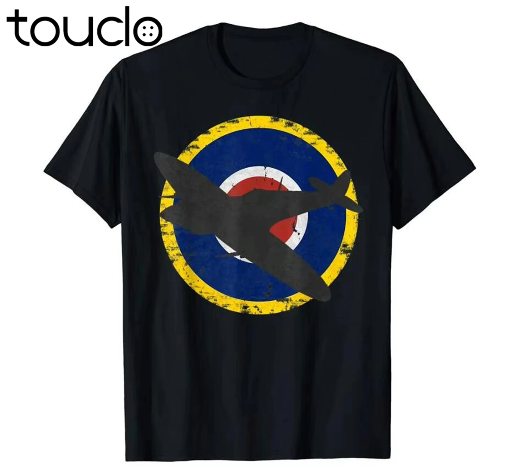 Vintage Fashion Logos - Camiseta Vintage Spitfire Britânica da Segunda