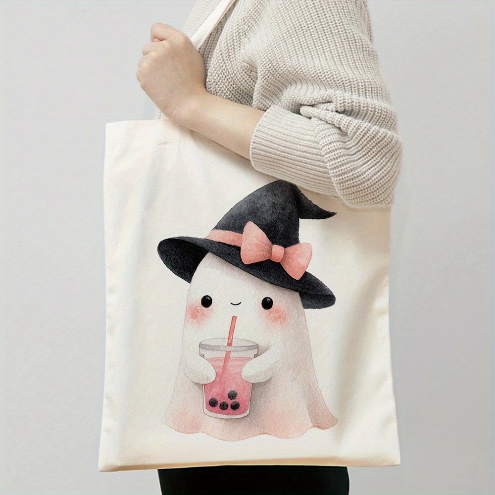1 unidade: bolsa de lona com e - Vintage Fashion Shop avaliação e preço