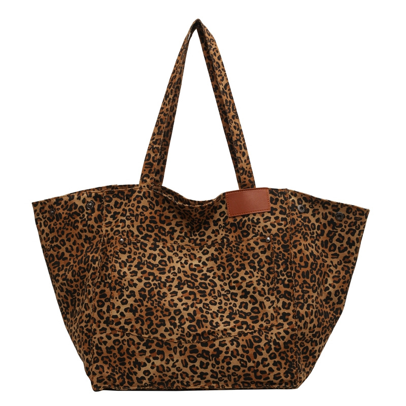 Bolsa Tote com Estampa de Leop - Vintage Fashion Shop avaliação e preço