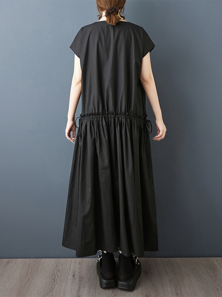 Novo Vestido Longo Casual Femi - Vintage Fashion Drawings avaliação e preço