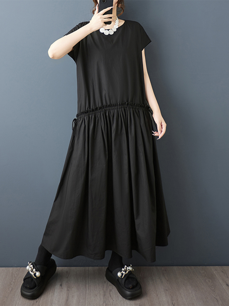 Novo Vestido Longo Casual Femi - Vintage Fashion Drawings avaliação e preço