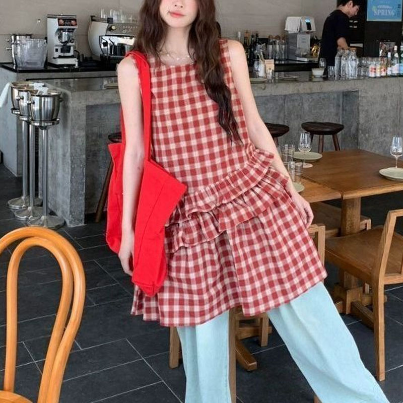 Moda babados retalhos vestidos - Vintage Fashion Hong Kong avaliação e preço