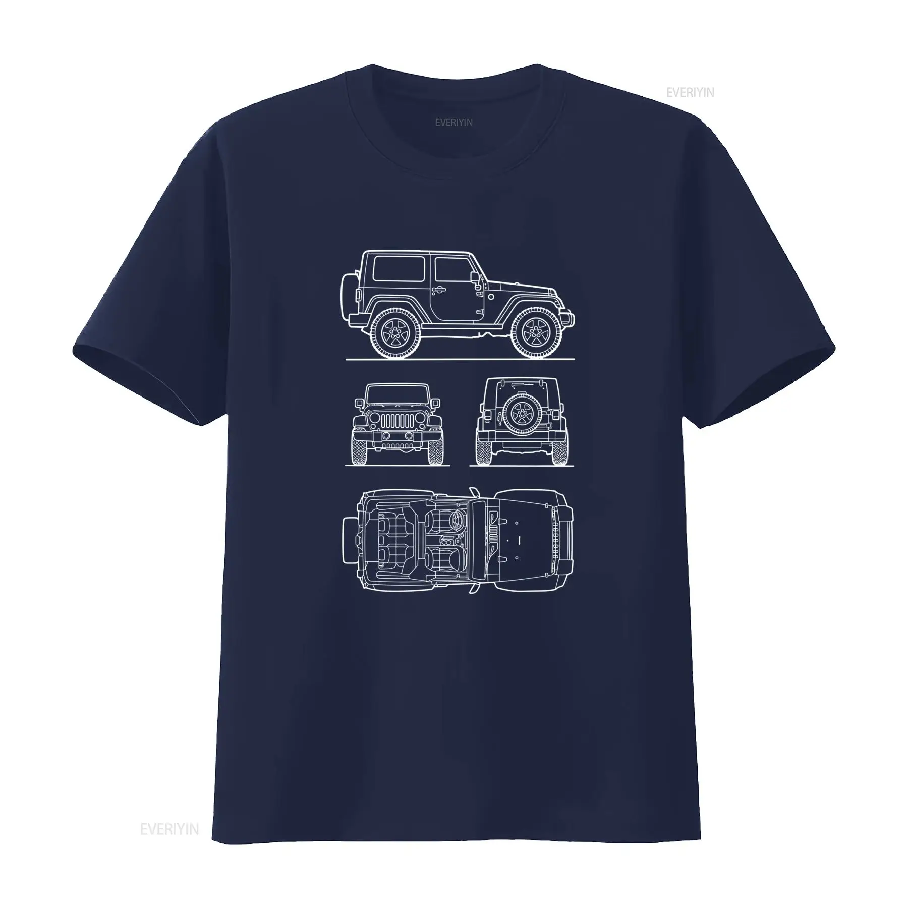 Camiseta masculina Off Road SU - Vintage Fashion Drawings avaliação e preço