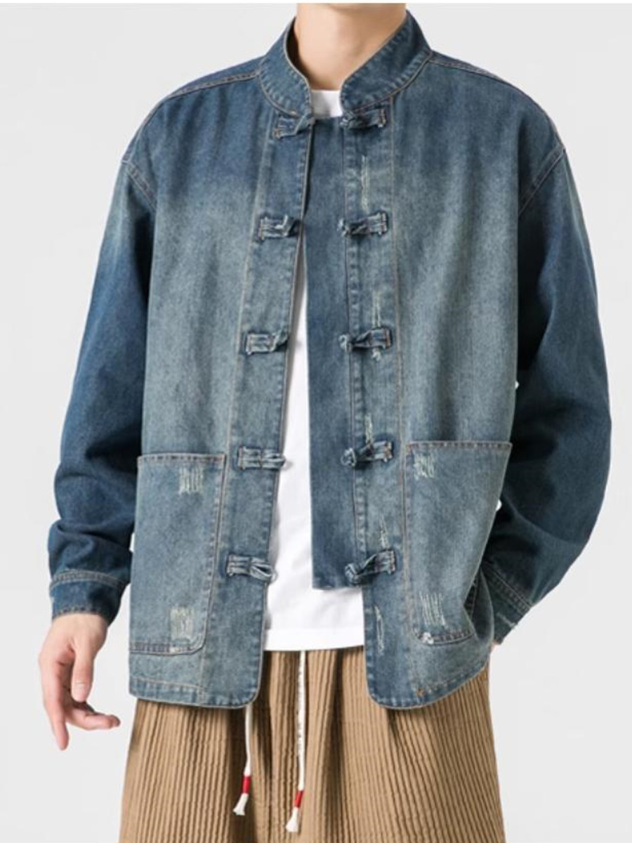 Cowboy retro estilo chinês lav - Vintage Fashion Hong Kong avaliação e preço