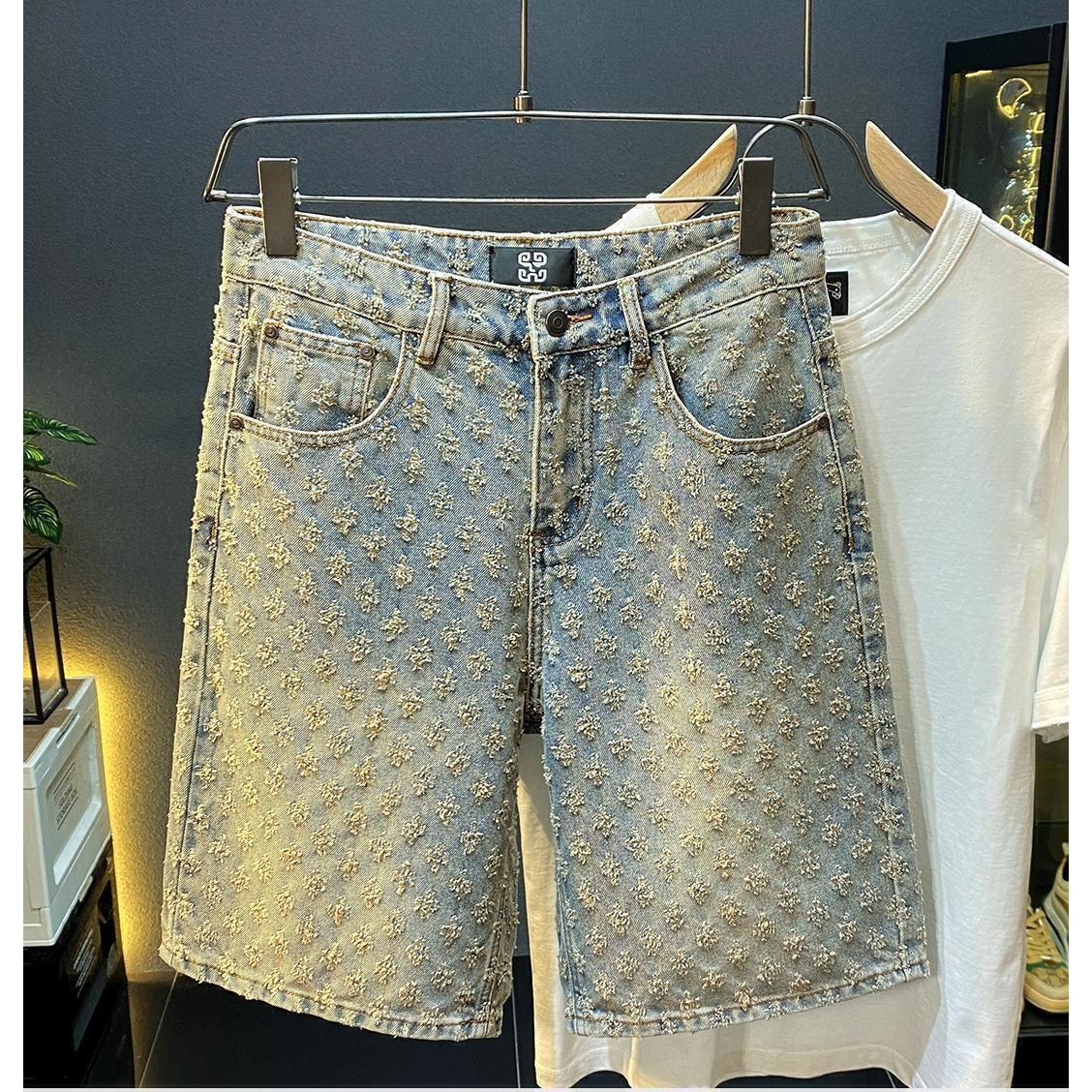 Shorts Jeans Masculinos Casuai - Vintage Fashion Shop avaliação e preço