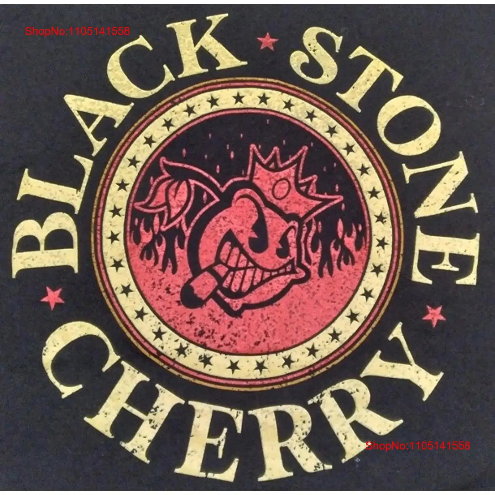 Preto pedra cereja banda charu - Vintage Fashion Logos avaliação e preço
