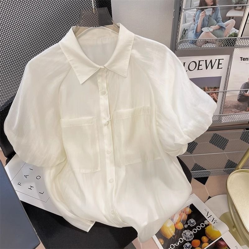 Camisa Feminina Solta com Mang - Vintage Fashion Hong Kong avaliação e preço