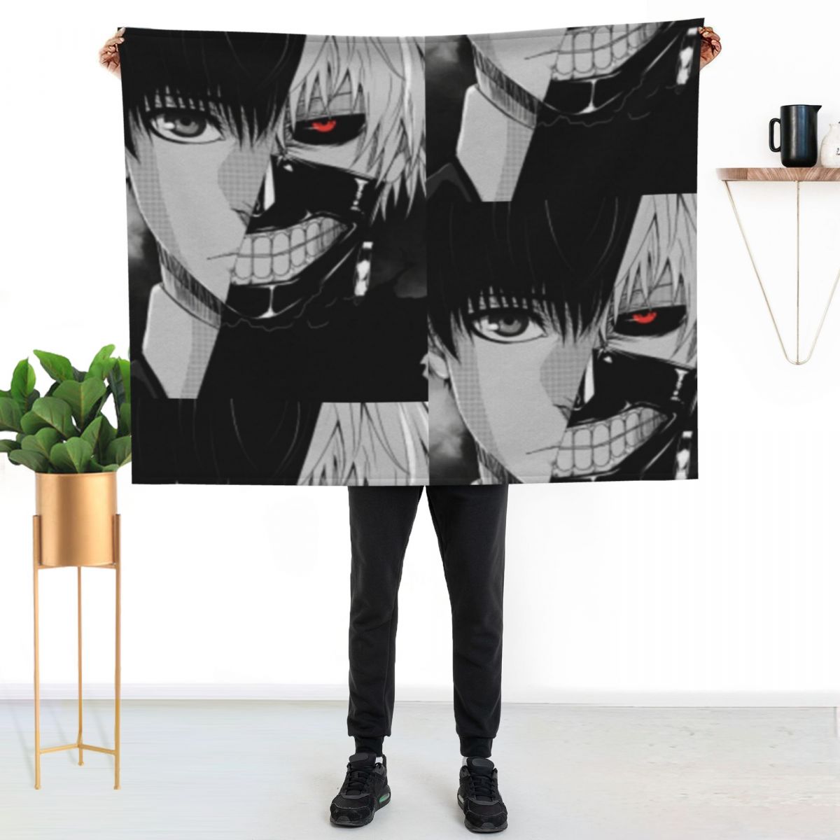 Manta Ken Kaneki, Cobertor Xad - Vintage Ken Fashion avaliação e preço