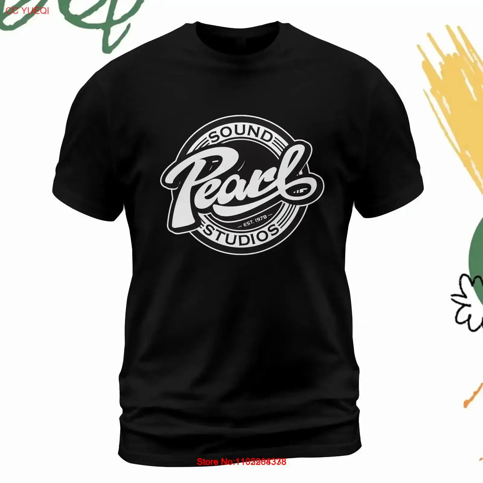 Pearl Drums Since 1978 Logo T  - Vintage Fashion Logos avaliação e preço