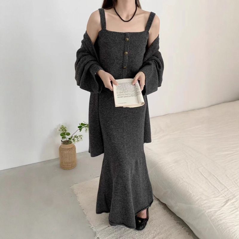 Conjunto de três peças em tric - Vintage Fashion Hong Kong avaliação e preço